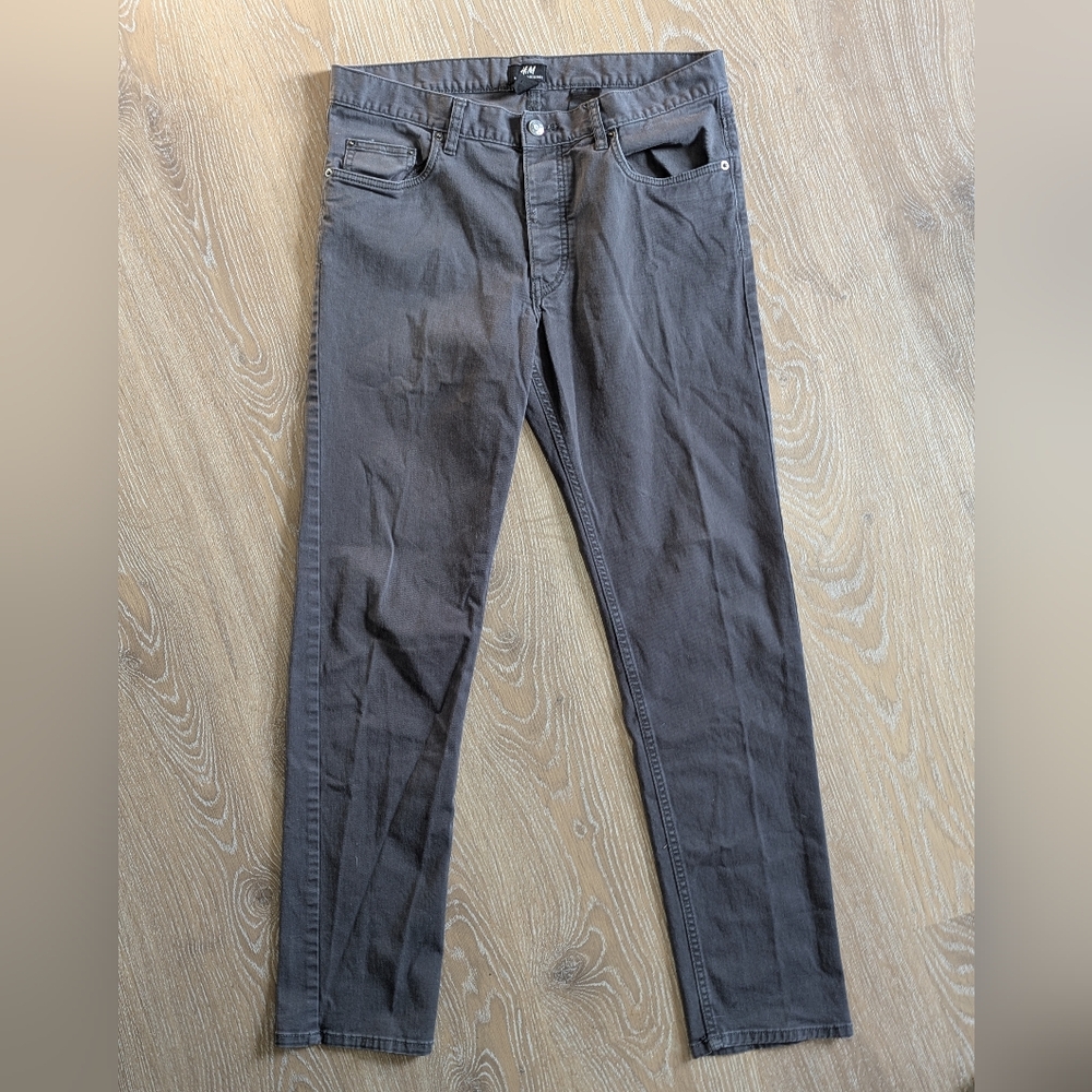 H&M Slim Fit Gray Denim‎ Jeans Women's 32